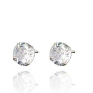 Brinco Ponto De Luz Grande Em Prata 925