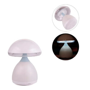 Luminária Abajur LED Recarregável Cogumelo 7 Cores