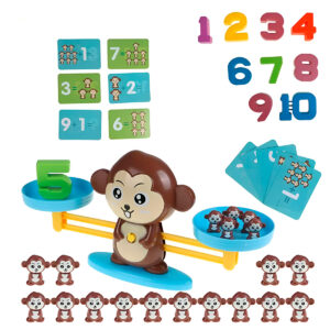 Brinquedo Educativo Macaquinho Equilibrista Criança