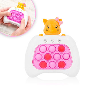 Brinquedo Pop It Eletrônico Mini Gamer  Som  Modelo:Gatinho