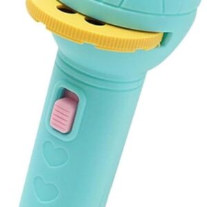 Lanterna Projetora Infantil com 3 Discos e 24 Imagens Sortidas – Brinquedo Educativo e Divertido - TYDA (AZUL)
