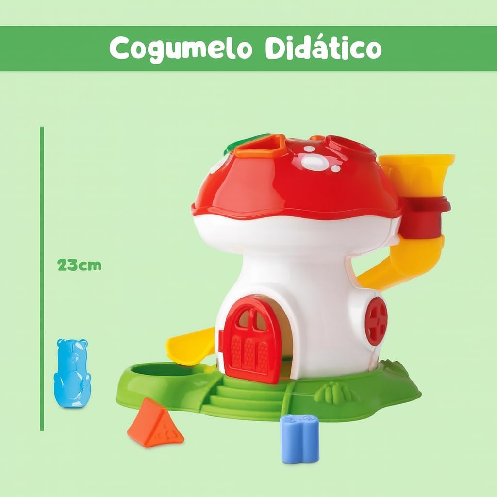 Brinquedos Educativos 1 Ano bebe Com Encaixes Formas Casinha Cores Didaticas Infantil Brinquedo Criança Interativo - Imagem 9