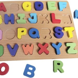 Alfabeto Didático Aprenda Brincando Madeira DM Toys