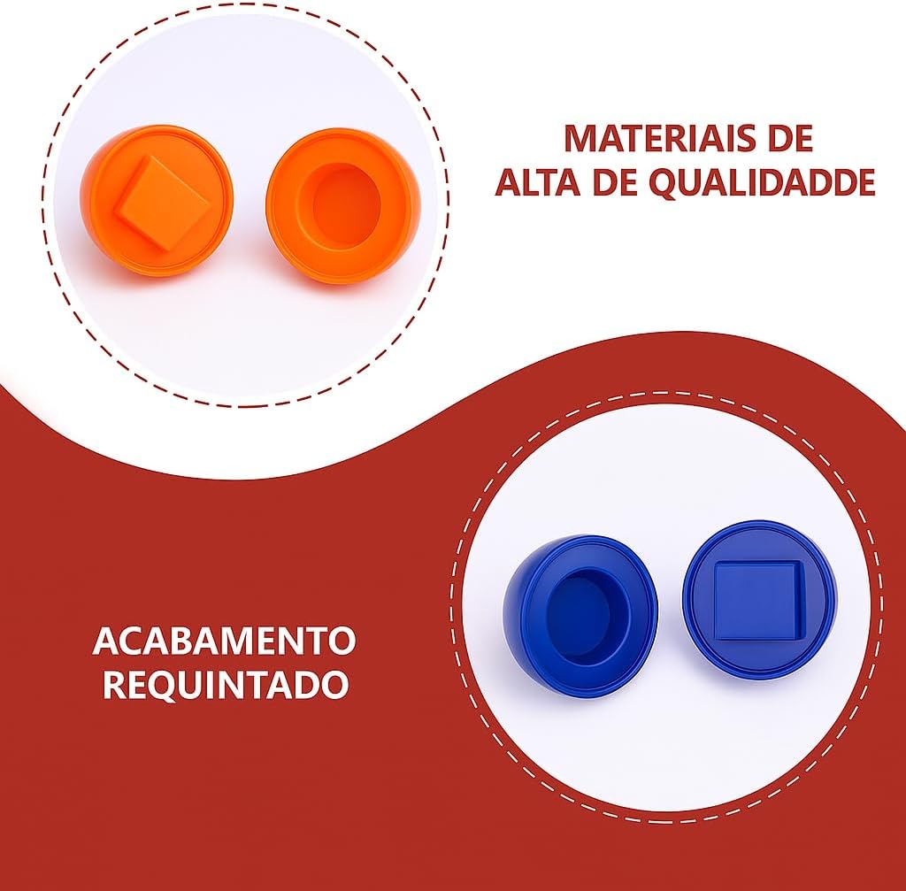 Brinquedo Educativo Divertido Montessori Infantil Caixa de Ovos De Encaixar Formas Geométricas e Cores (Caixa com 6 unidades) - Imagem 6
