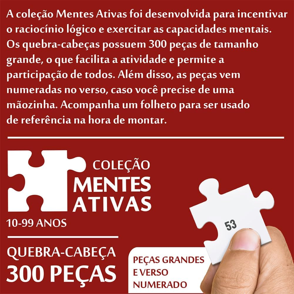 Toyster - Quebra-cabeça: Mentes Ativas - Arte sacra - 300 peças - Game Office - Imagem 4