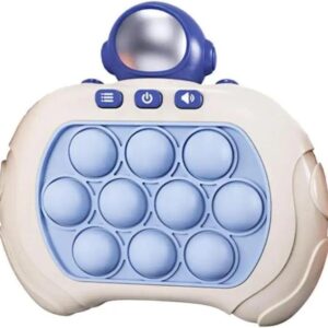 Pop It Eletrônico Anti-Stress: Brinquedo Bolhas Relaxantes e Divertidas para Crianças e Adultos Fidget Toy Sensorial Seguro Premium (Astronauta Capacete)