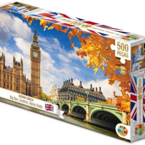 GGB Plast Quebra-Cabeça Big Bem Londres Reino Unido 500 Peças