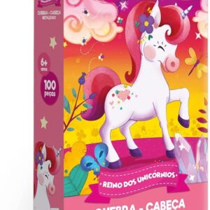 Toyster - Quebra Cabeça: Reino dos Unicórnios - 100 peças Metalizadas