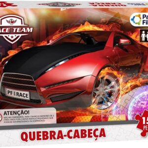 Quebra-Cabeça Cartonado Premium Race 150 Peças Pais e Filhos