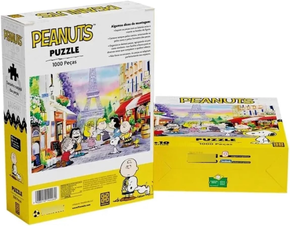 Quebra-cabeça 1000 Peças Snoopy - Peanuts - Imagem 3