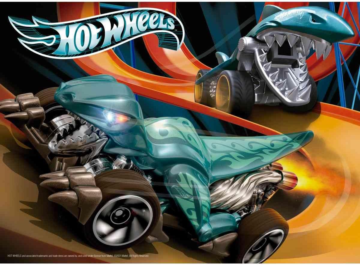 Quebra-cabeça, Grow, Hot Wheels, 60 Peças - Imagem 2