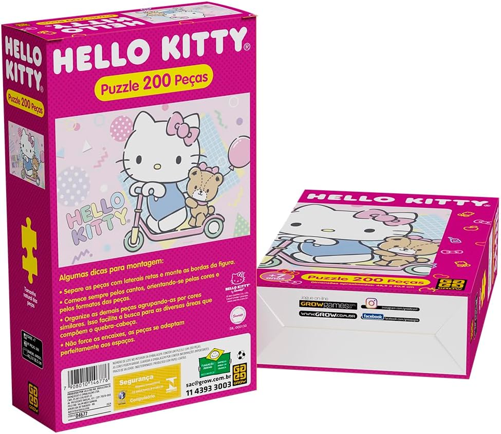 QUEBRA-CABEÇAS P200 HELLO KITTY - Imagem 3