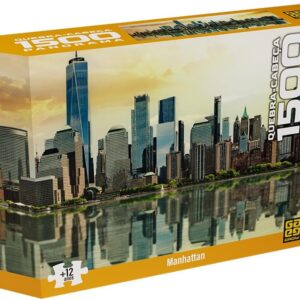 Quebra Cabeça 1500 Peças PANORAMA - MANHATTAN -Grow