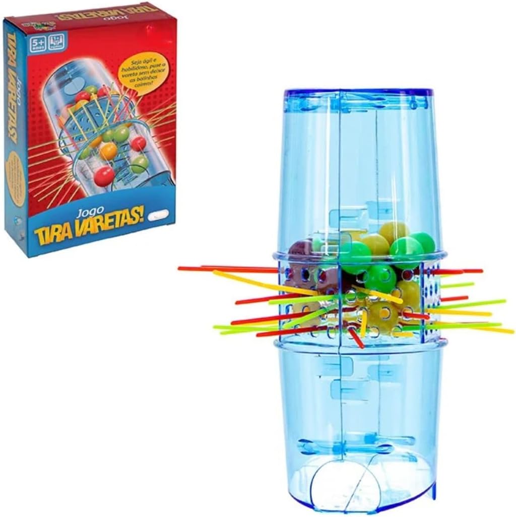 Jogo Tira Varetas Infantil com Bolinhas Coloridas, Brinquedo Educativo de Estratégia e Coordenação Motora, 5+ Anos - Imagem 3