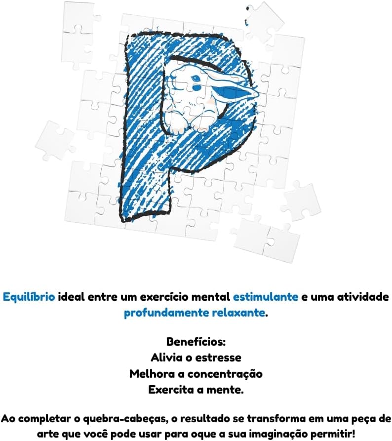 Quebra-Cabeça Gato Estelar Estilo Van Gogh 29x29 cm – 100 Peças MDF Premium – Coleção Arte Galáctica - Imagem 5