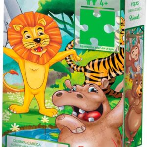 Pais & Filhos | Quebra-Cabeça Infantil Friends 60 Peças | Educativo 4+ Anos | Desenvolve Coordenação e Raciocínio | Puzzle Colorido