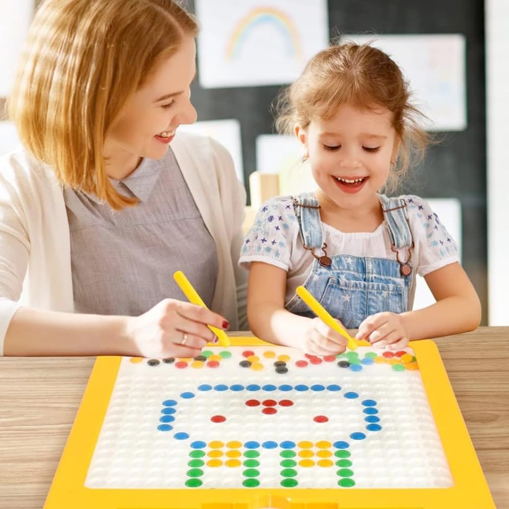 Brinquedo Montessori Educativo Quadro Magnético de Desenho Infantil Educacional Ideal para Aprendizado e Desenvolvimento Cognitivo - Imagem 2