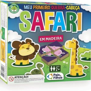 Pais & Filhos - Safari Meu Primeiro Quebra-Cabeça - 32 Pçs, Sortidas