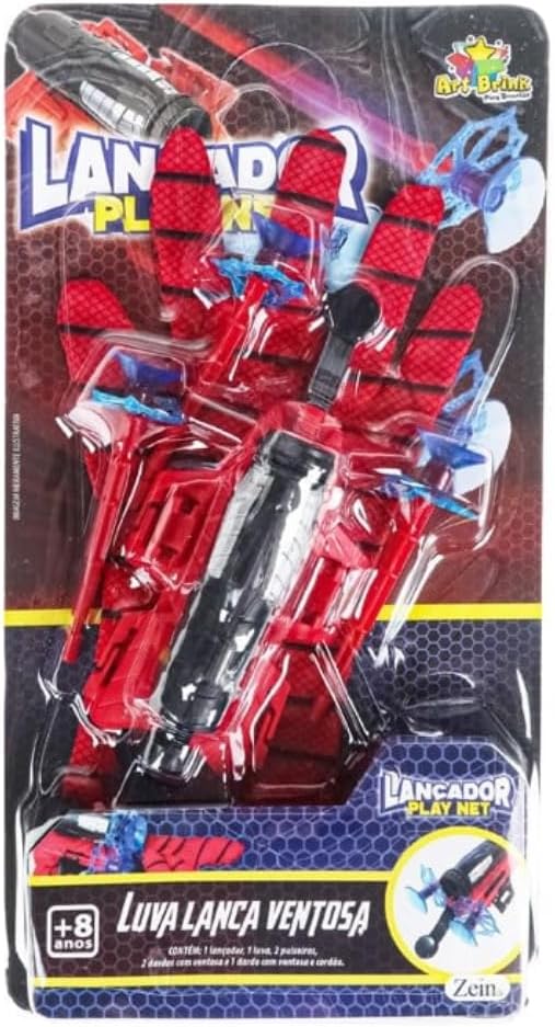 Kit Lançador de Teia com Luva Aranha, Lançador de Dardos, Brinquedo Infantil - Imagem 8
