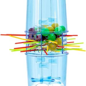 Jogo Tira Varetas Infantil com Bolinhas Coloridas, Brinquedo Educativo de Estratégia e Coordenação Motora, 5+ Anos