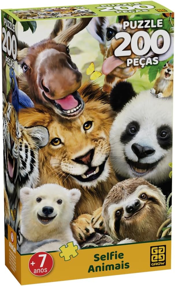 Quebra-cabeça P200 SELFIE ANIMAL