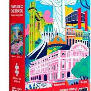 Toyster - Quebra-cabeça: Postais do Brasil: Monumentos - 500 peças nano - Game Office