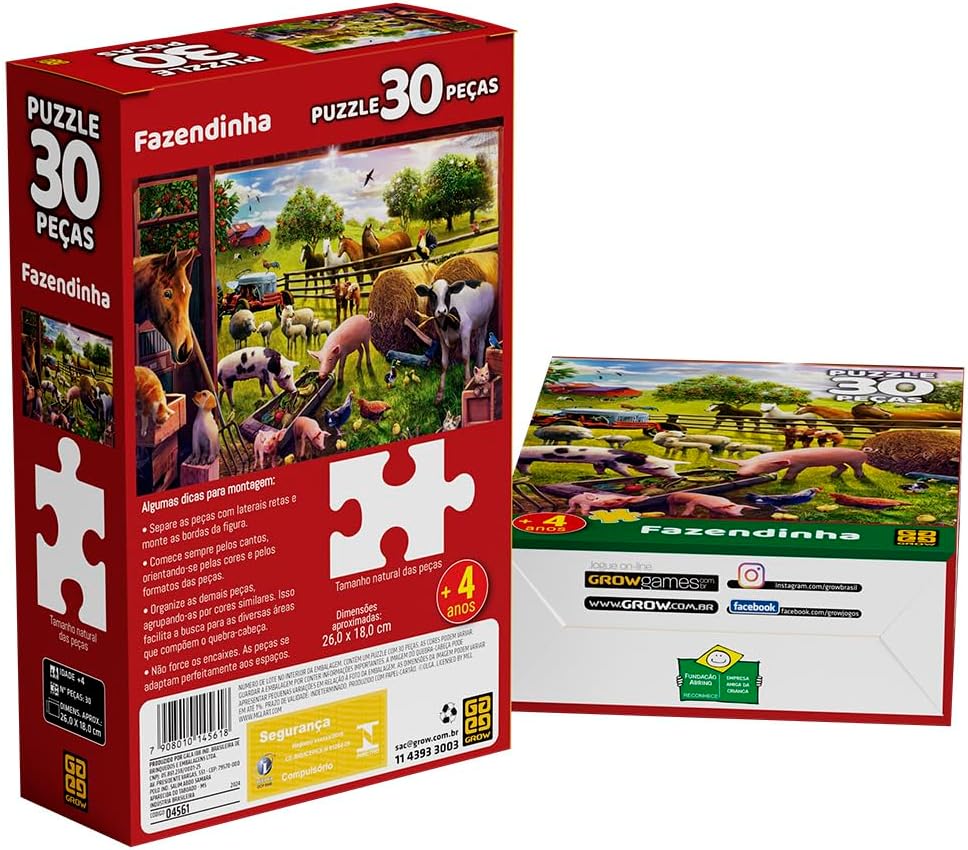 QUBRA CABEÇA P30 FAZENDINHA - Imagem 2