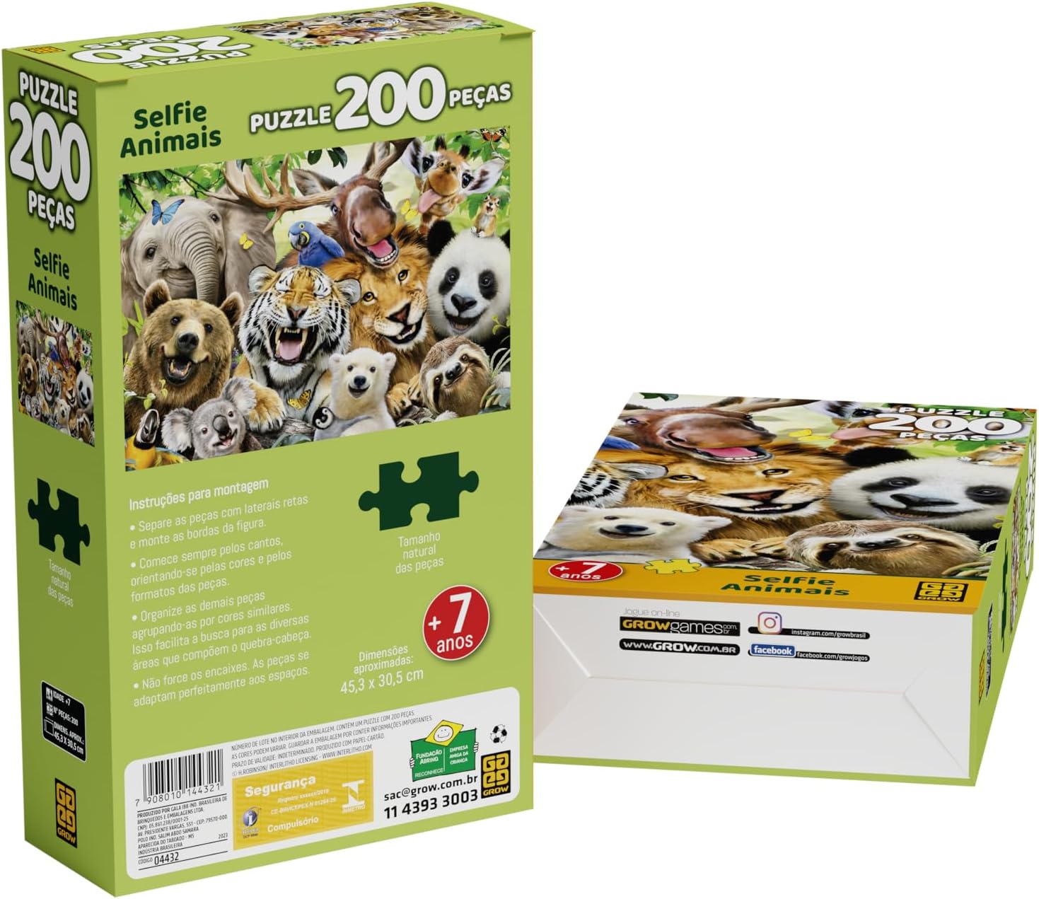 Quebra-cabeça P200 SELFIE ANIMAL - Imagem 2