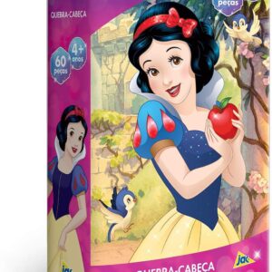 Toyster - Quebra-cabeça: Princesas - Branca de Neve - 60 peças - Disney - JAK