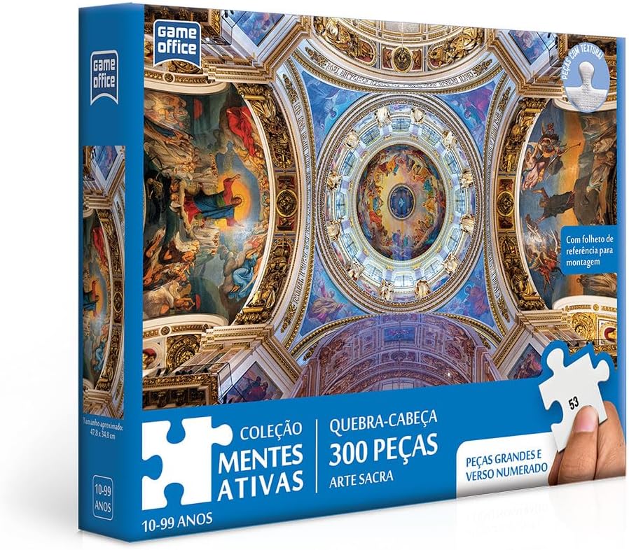 Toyster - Quebra-cabeça: Mentes Ativas - Arte sacra - 300 peças - Game Office