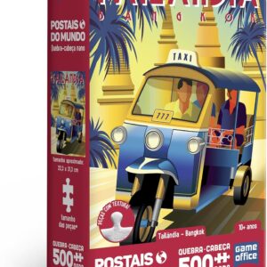 Toyster - Quebra-cabeça: Postais do Mundo - Tailândia - 500 peças nano - Game Office