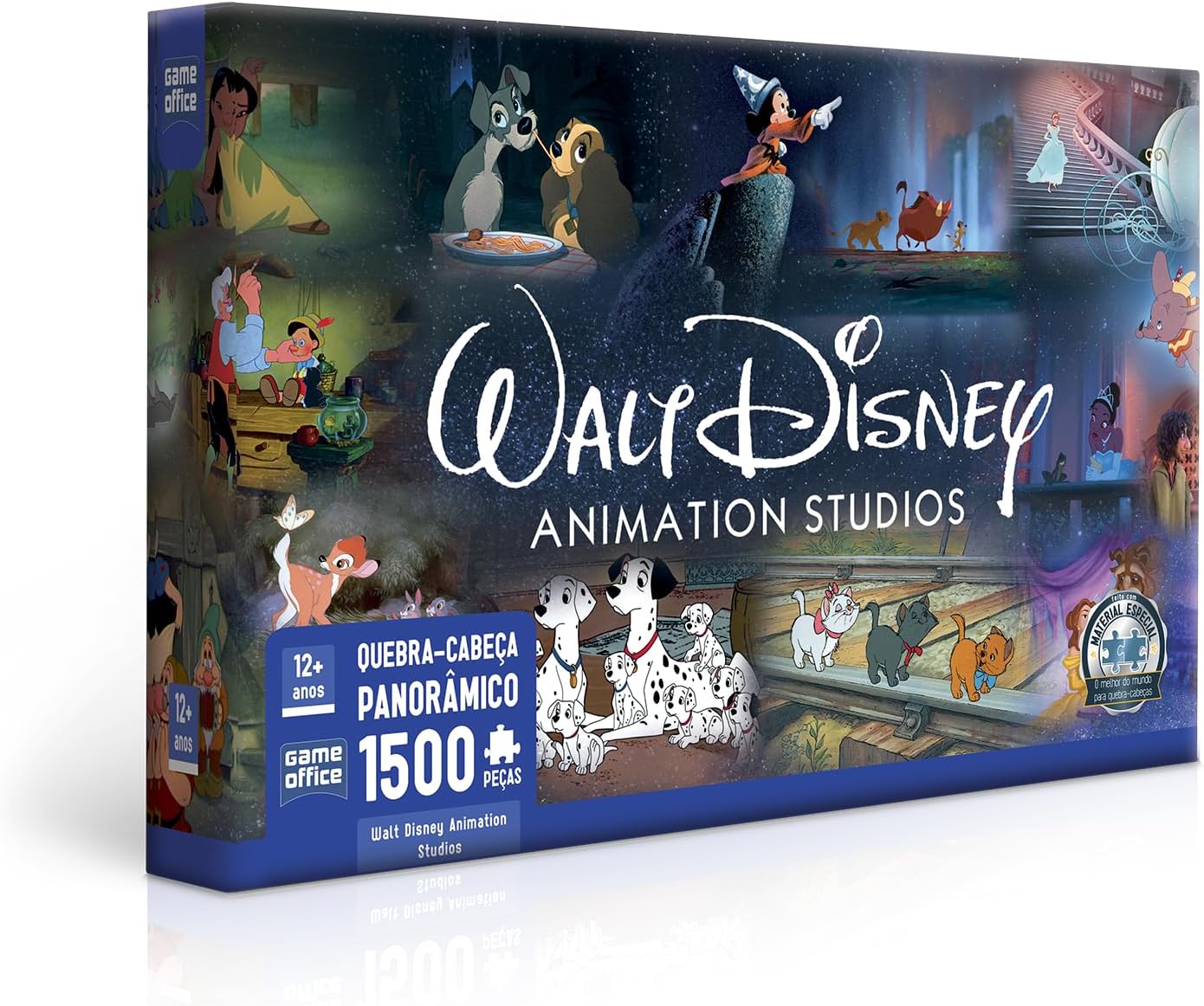 Toyster - Quebra-cabeça: Walt Disney Animation Studios Panorâmico - 1500 peças - Game Office