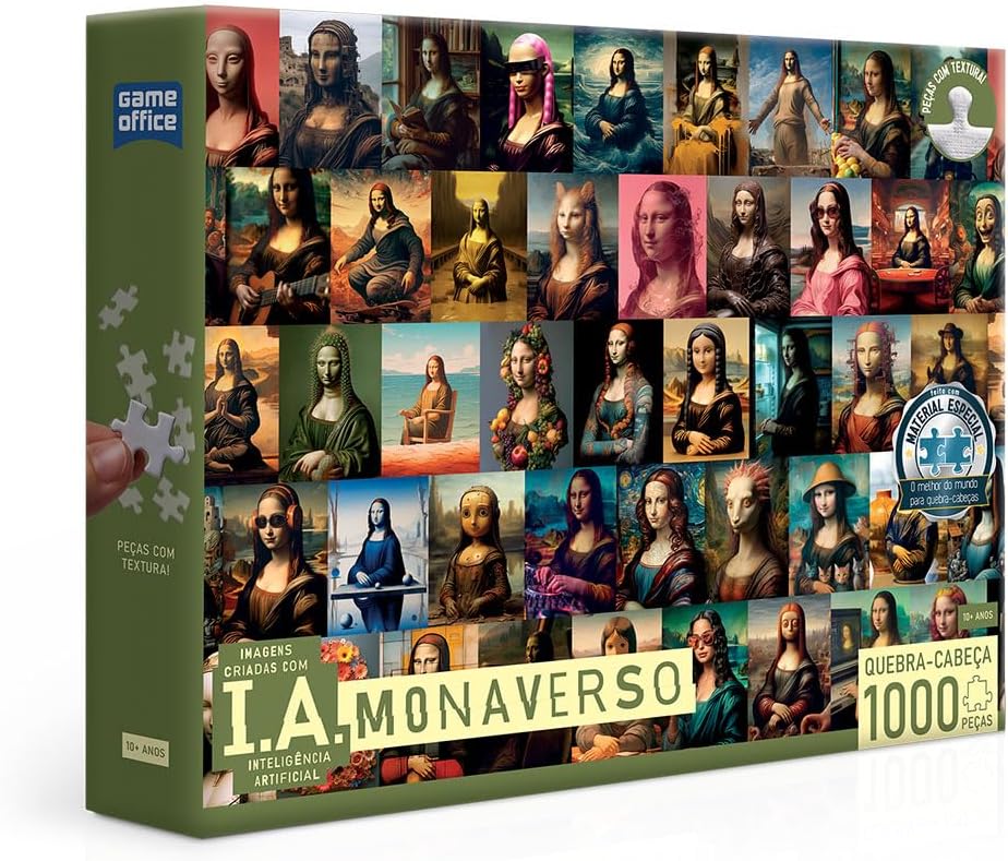 Toyster - Quebra-cabeça: IA Monaverso - 1000 peças - Game Office