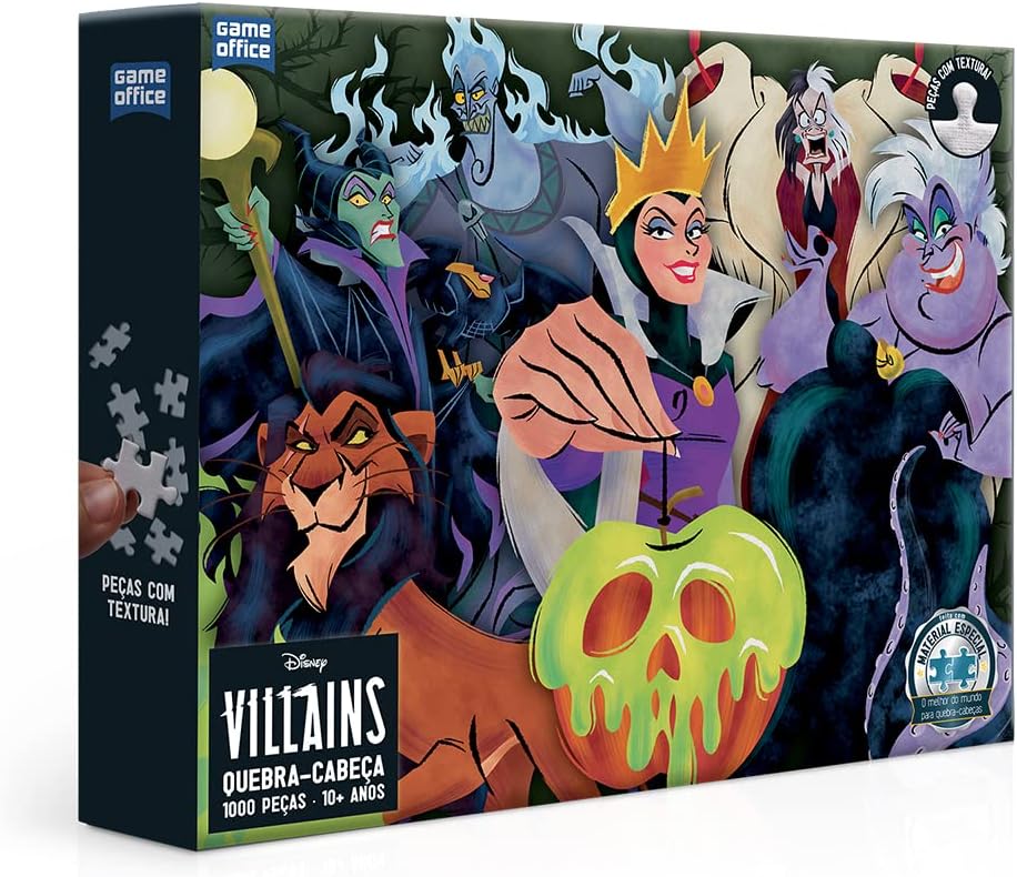 Toyster - Quebra-cabeça: Vilões Disney - 1000 peças - Game Office