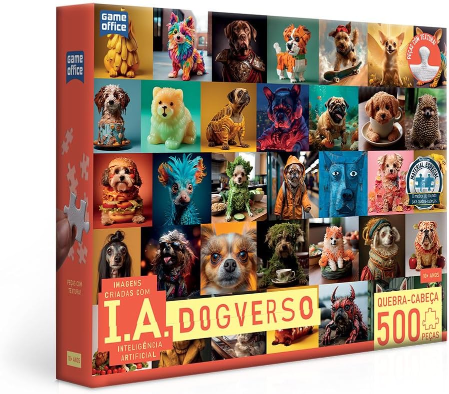 Toyster - Quebra-cabeça: IA Dogverso - 500 peças - Game Office