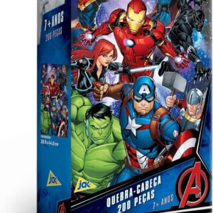 Toyster - Quebra Cabeça: Os Vingadores - 200 peças - Marvel - JAK