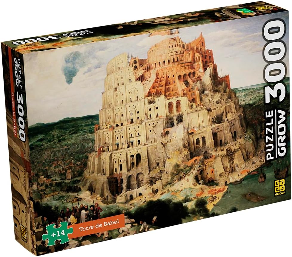 Quebra-cabeça 3000 peças Torre de Babel - Grow