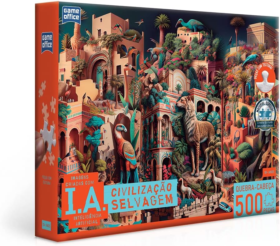 Toyster - Quebra-cabeça: IA: Civilização Selvagem - 500 peças - Game Office