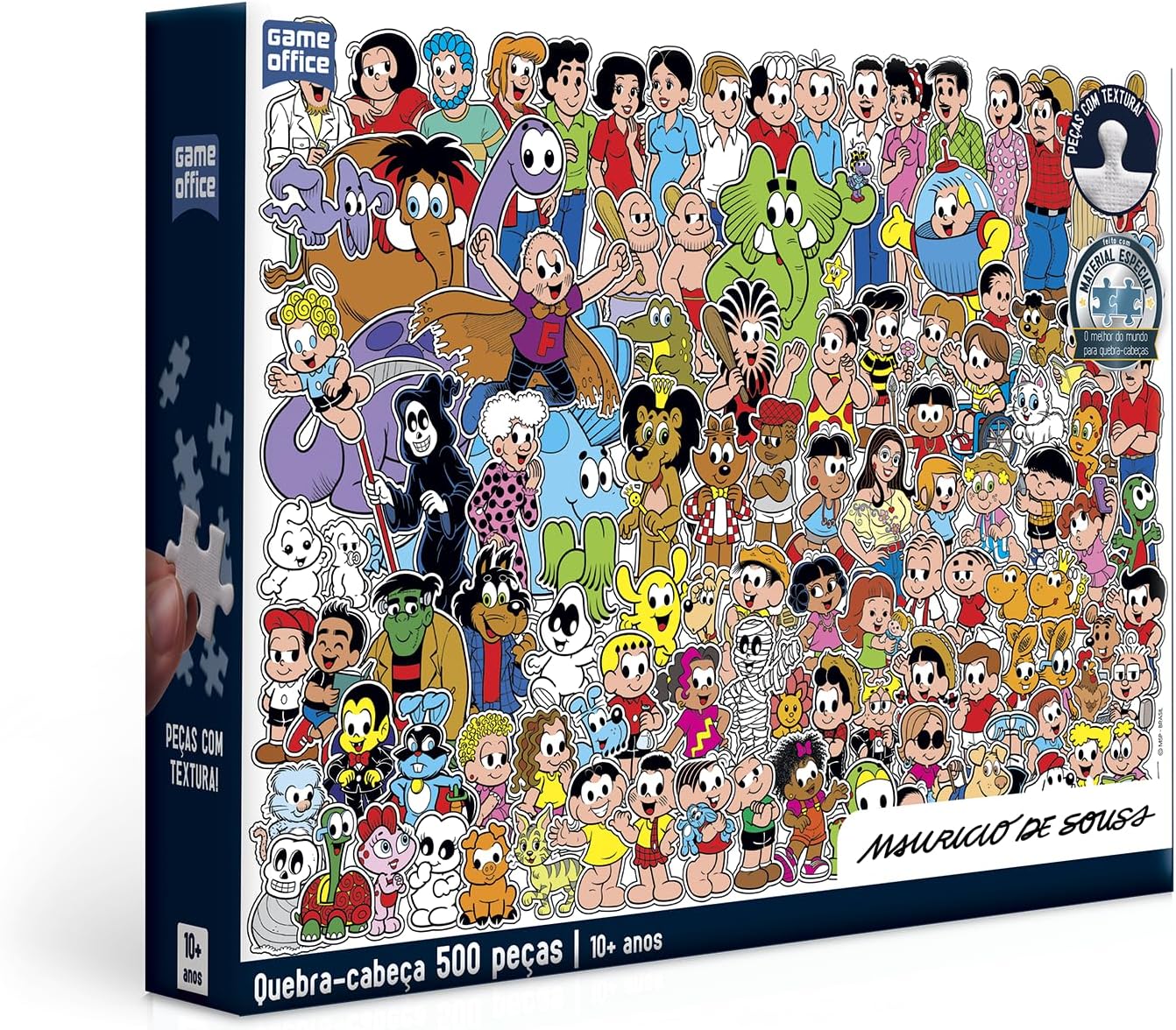 Toyster - Quebra-cabeça: Turma da Mônica - 500 peças - Game Office