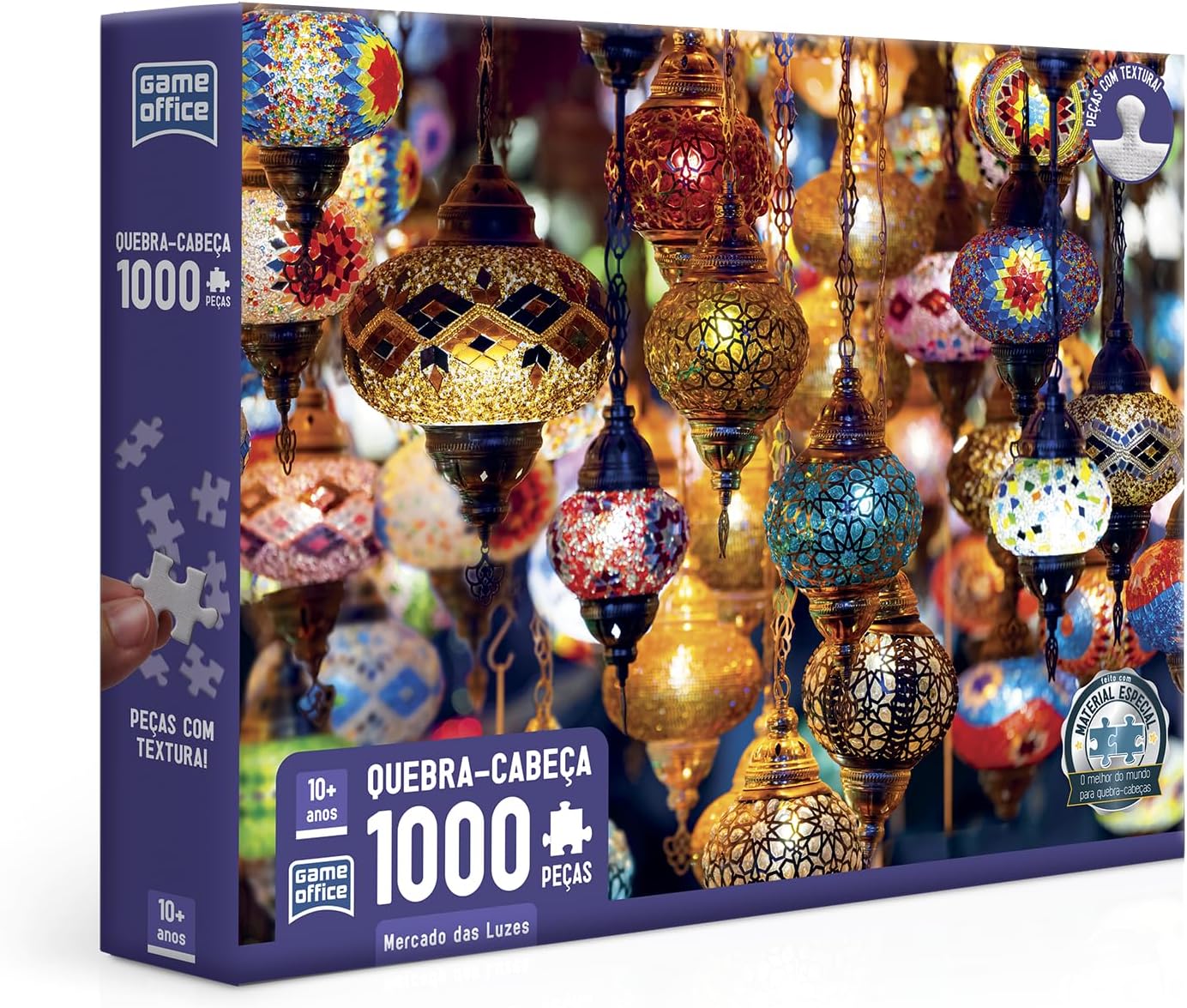 Toyster - Mercado das Luzes Quebra-Cabeça 1000 Peças -Game Office