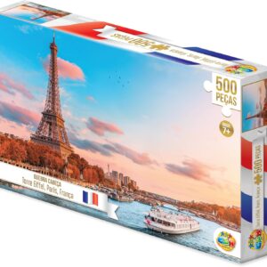 GGB Plast Quebra Cabeça Torre Eiffel Paris França 500 Peças
