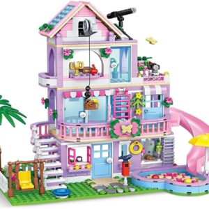 Blocos de Construção Conjunto de Vila - 775 Peças, Compatível com Blocos de Construção Padrão, Ideal para Crianças a partir de 6 Anos