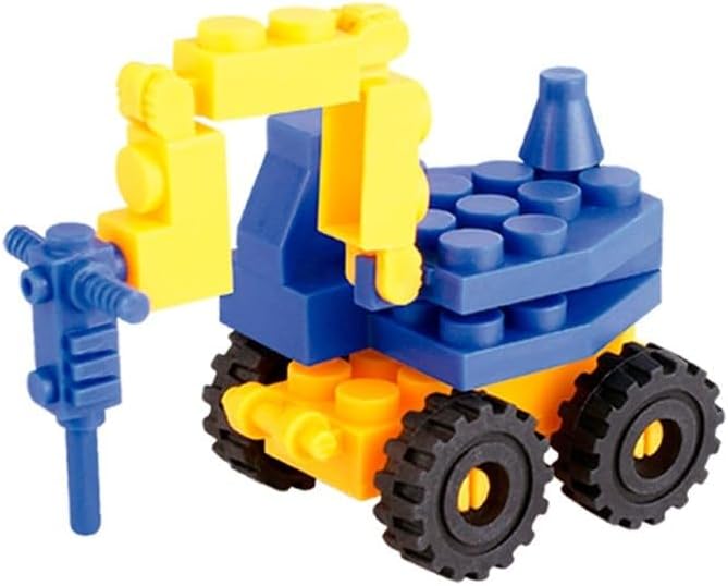 Blocos De Montar Veiculos Construção Brinquedo Infantil modelos sortidos - Imagem 4