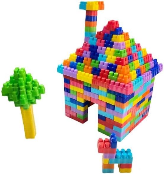 300 Blocos Para Montar Acompanha Bolsa - Imagem 5