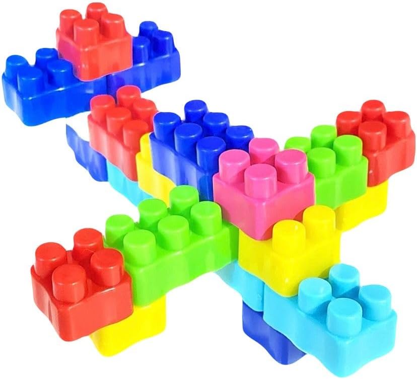 300 Blocos Para Montar Acompanha Bolsa - Imagem 4