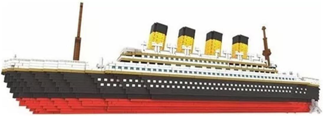 Kit 1855 Peças Conjunto De Blocos De Construção Titanic - Imagem 3