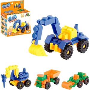 Blocos De Montar Veiculos Construção Brinquedo Infantil modelos sortidos