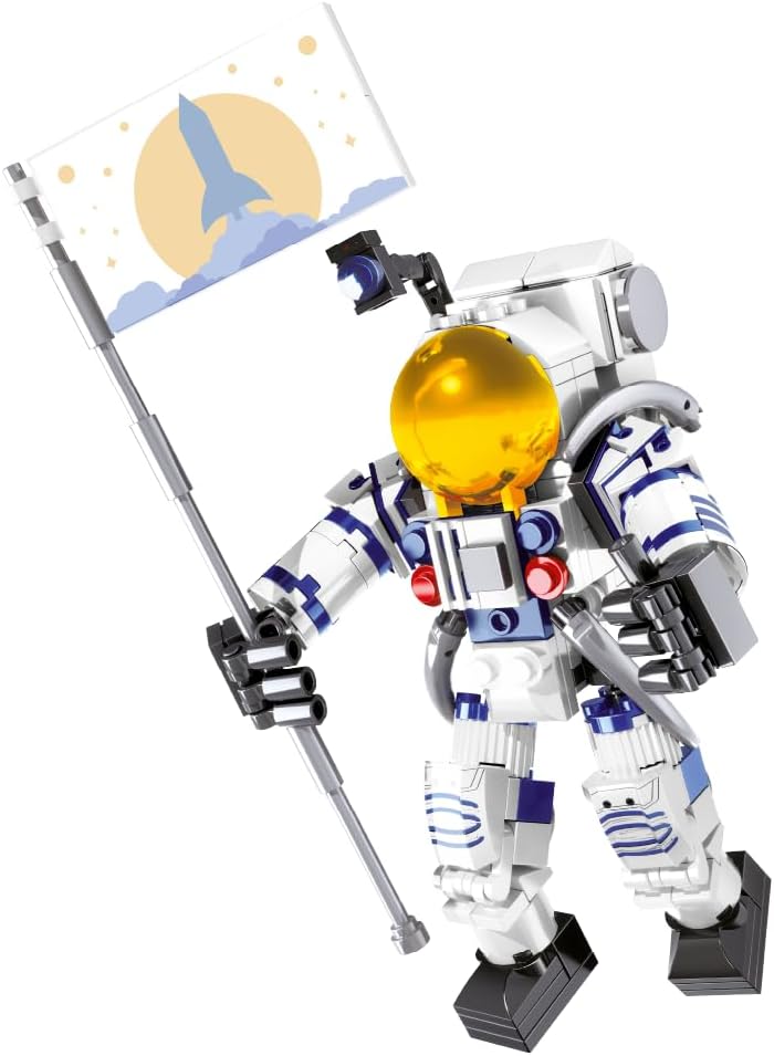 Blocos de Montar - BAUE TECH - Astronauta - 229 Peças - Imagem 3