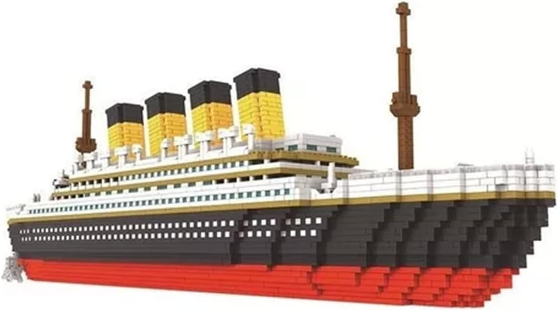 Kit 1855 Peças Conjunto De Blocos De Construção Titanic