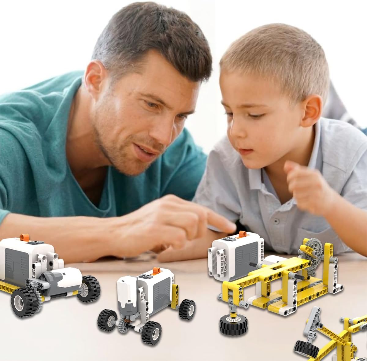 Blocos de Montar Construção Brinquedos STEM Experimentos Educativos Científicos Física Mecânica Infantil 180 Peças - Imagem 2